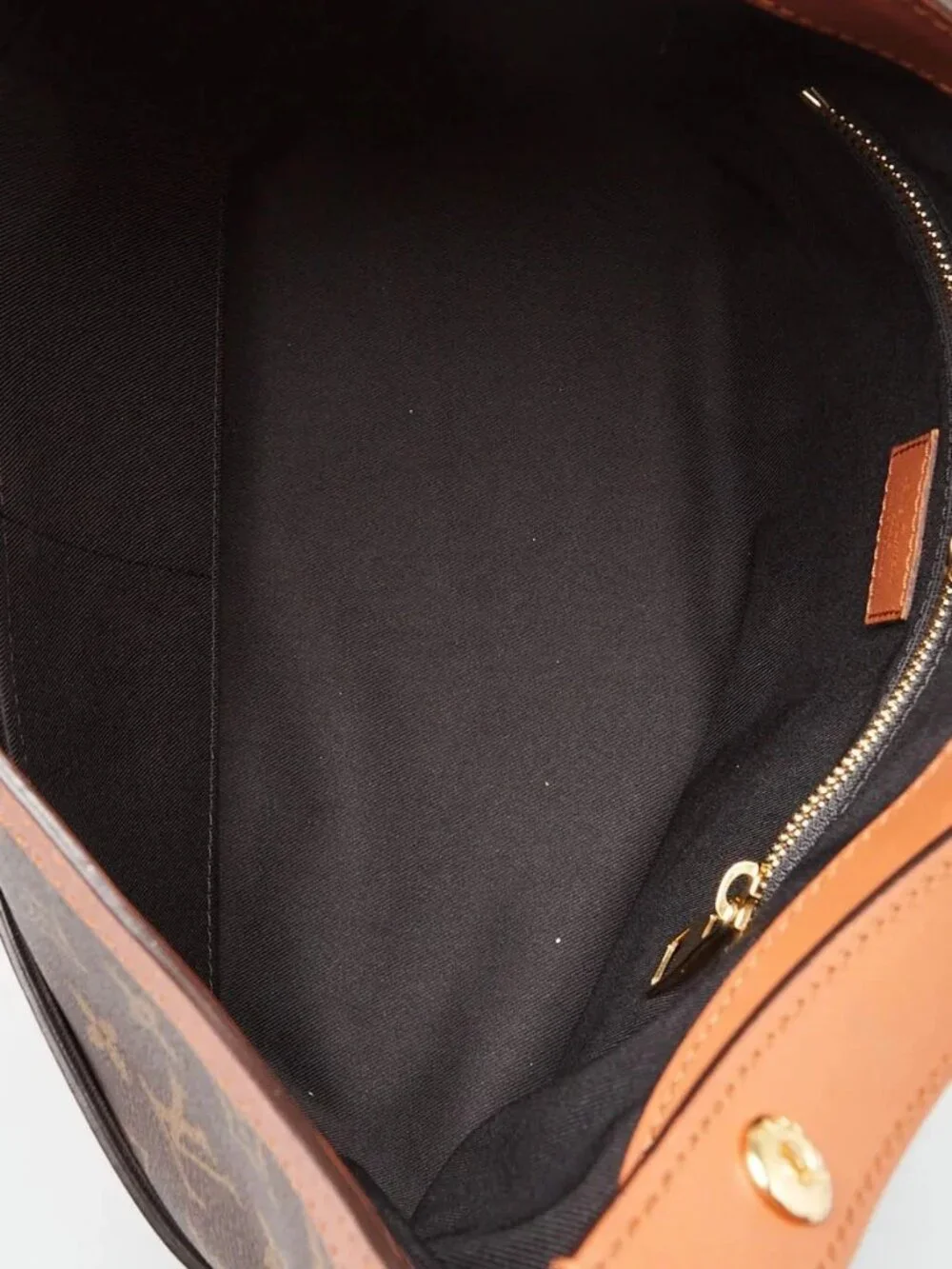 Louis Vuitton Monogram Reverse Canvas MM Dauphine Hobo Bag